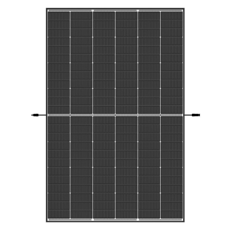 Vertex S+ N-Type 465W Dual Glass Cadre Noir
